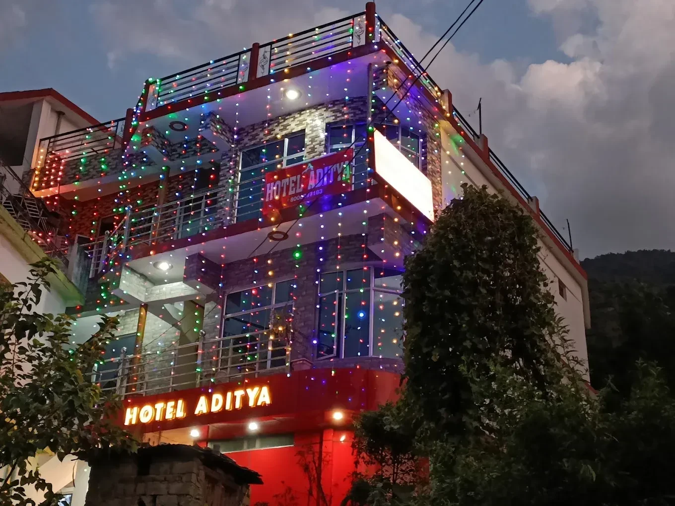 Hotel Aditya Pipalkoti [Hotel Front View]